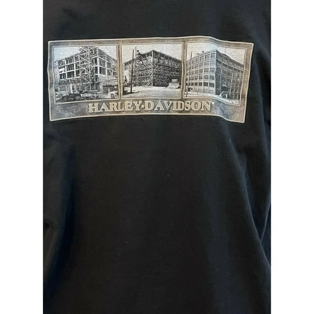 Men's L Harley Davidson T Shirt 3700 W Juneau Ave Milwaukee WI Corporate HQ 100